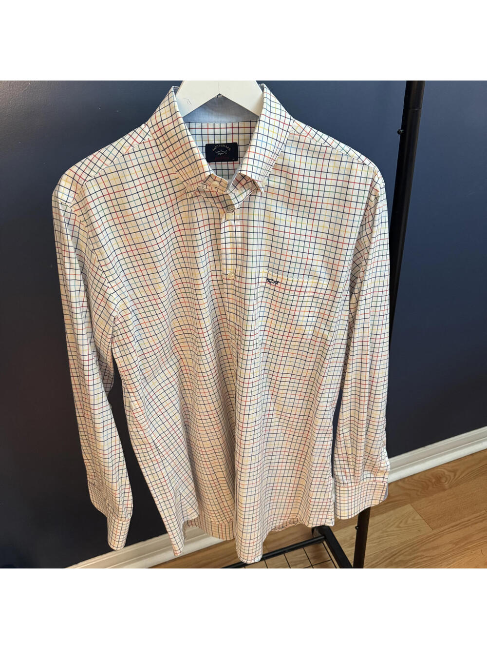 Paul & Shark Yachting Multi-Check Shirt Button Down Cotton Italy L/41